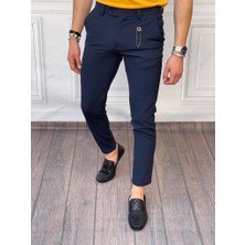 Modefendicom Pamuk Likra Kumaş Slimfit  Kumaş Pantolon