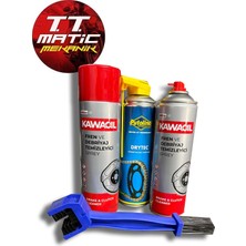 Putoline Drytec-2 Adet Kawaoıl Balata Spreyi-Zincir Fırçası