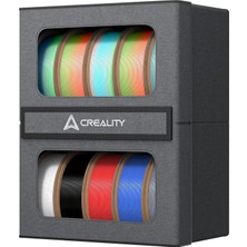 Creality 3D Yazıcı Filament Depolama Ağır Hizmet Tipi 3D Yazıcı Metal Tutucu Toz Geçirmez Sağlam 10 Kg'a Kadar Filament Makaraları Için 2 Katmanlı Organizatör