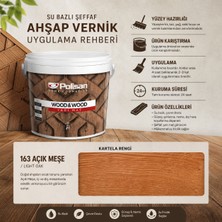 Polisan Wood&wood Anti Aging Ahşap Verniği Yarı Mat Su Bazlı  Ahşap Boyası 2,5 Lt