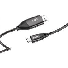 İlanib Ticaret Hoco UA16 Type-C To HDMI 4K 30hz Ses ve Görüntü Aktarma KABLOSU-1852