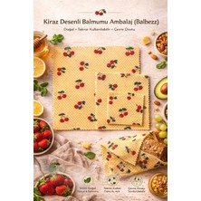 Todo Home Balmumu Gıda Saklama Bezi 3’lü Set (38X38 / 28X28 / 18X18) – Doğal & Tekrar Kullanılabilir