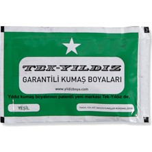 Tek Yıldız 38 - Kumaş Boyası Yeşil 11 Gr