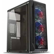 Hiper Zoe 3X120MM Rainbow Gaming Atx 600W Kasa
