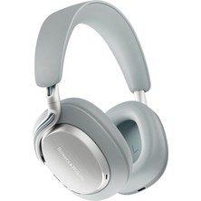 Bowers & Wilkins Px8 S2 Bluetooth Özellikli, Hızlı Şarj, 30 Saat Yüksek Çözünürlükte Oynatma ve Mikrofon Özellikli Kablosuz Gürültü Önleyici Kulaklık - Inci Mavisi