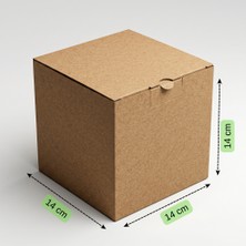 Creapack 14 x 14 x 14 cm Kraft Karton Kargo Kutusu 25 Adet Dayanıklı ve Ekonomik Çözüm