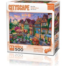 Luord - Store Mey Ithalat® 20047 Fun City 500 Parça Puzzle -Ks