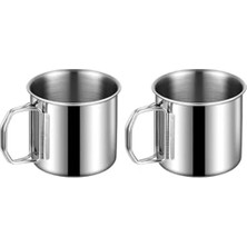 Die Grup Çelik Katlanır Kahve Bardakları, 250 ml Kapasite ile Set