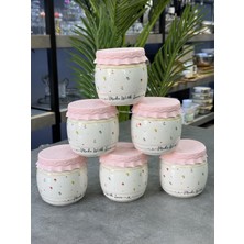 Acar Silikon Kapaklı Porselen 300 ml 6 Lı Kahvaltılık & Kavanoz