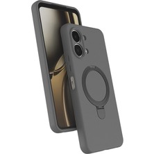 Nanospace Oppo A6 Pro Ile Uyumlu Kılıf M-Safe Şarj Özellikli Standlı Samara Kapak