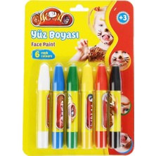 Cotton Soft Yüz Boyası 6 Renk
