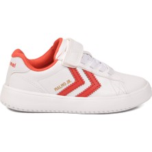 Hummel Beyaz-Kırmızı Rahat Taban Unisex Çocuk Spor Ayakkabı 900869 Hml Jr