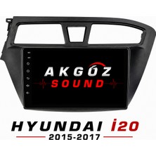 GÖZA-X Hyundaı I20 2015-2017 Multimedya Çerçevesi  9 Inç Soketleri Içinde