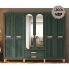 Comiet Begonya 6 Kapak Mdf Ayaklı Tasarım Gardırop