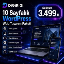 Wordpress Web Tasarım Profesyonel Paketi 10 Sayfa– Seo Uyumlu, Mobil Uyumlu, Hızlı ve Güvenli Site Kurulumu Markanıza Özel