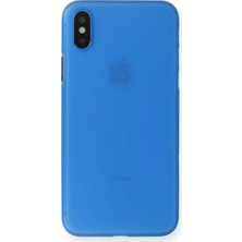 Motto Ticaret Newface Apple Iphone Xs Max Kılıf Pp Ultra Ince Kapak - Mavi