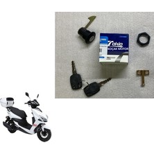 Koçak Motor Kuba Pesaro 125-X ve 50-X Arka Bagaj Kilidi