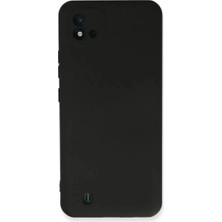 Motto Ticaret Newface Realme C11 2021 Kılıf Nano Içi Kadife Silikon - Siyah
