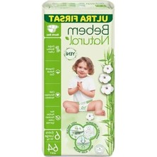 Die Grup 64'lü Natural Bebek Bezi, Yumuşak ve Emici