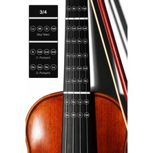 Happypotam Keman - Nota - Etiket - Sticker - Klavye - Çıkartma - Violin - Keman Aksesuar