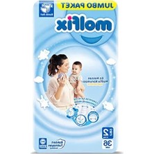 Die Grup Jumbo Paket Mini 2 Beden Bebek Bezi - 36 Adet