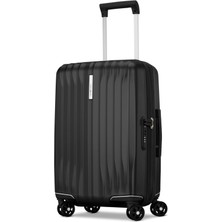 Samsonite Uplift Hardside, Siyah (Phantom Black), Kareli-Büyük-27-Inç