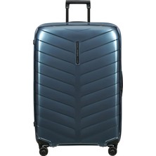 Samsonite Attrix - Spinner Xl, Çanta, 81 Cm, 120 L, Mavi (Çelik Mavisi)