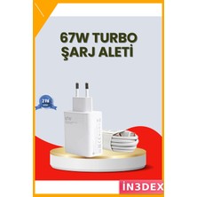 Astraltech 67W Hızlı Şarj Adaptörü Type-C Kablo ile Turbo Şarj Cihazı