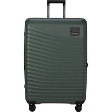Samsonite Intuo - Spinner L, Genişletilebilir Çanta, 75 Cm, 105/115 L, Yeşil (Zeytin Yeşili)