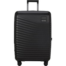 Samsonite Intuo - Spinner M, Genişletilebilir Çanta, 69 Cm, 79/87 L, Siyah (Siyah)