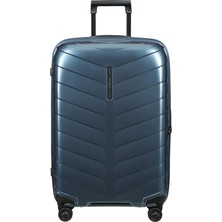 Samsonite Attrix - Spinner M, Çanta, 69 Cm, 73 L, Mavi (Çelik Mavisi)