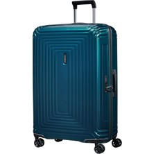 Samsonite Neopulse - Spinner L, Çanta, 75 Cm, 94 L, Mavi (Metalik Mavi)