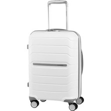 Samsonite Dönen Tekerlekli Genişletilebilir Sert Bagaj Beyaz Grande Dönen Tekerlekli Genişletilebilir Sert Orta Boy Bagaj