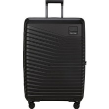 Samsonite Intuo - Spinner L, Genişletilebilir Çanta, 75 Cm, 105/115 L, Siyah (Siyah)