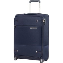 Samsonite Base Boost - El Bagajı Valizi 55 x 40 x 20 cm - Ryanair ve Easyjet Dahil Çoğu Havayoluna Uygun Yumuşak Bagaj Kabin Valizi - Dik, 2 Tekerlekli, Tsa Kilitli, 41 L - 2 kg - Mavi