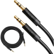 Philips SWR2102S/93 5 Metre 3.5mm Erkek - Erkek Aux Stereo Ses Kablosu Hi-Fi