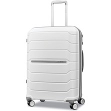Samsonite Freeform Hardside, Çift Dönen Çarkla Genişletilebilir, Beyaz/opulent Garden, Checked-Medium 24 Inç, Freeform Hardside, Çift Dönen Çarkla Genişletilebilir