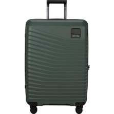 Samsonite Intuo - Spinner M, Genişletilebilir Çanta, 69 Cm, 79/87 L, Yeşil (Zeytin Yeşili)