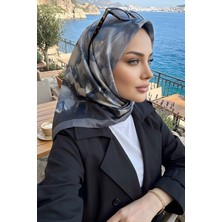 İmaj Butik Füme Desenli Soft Eşarp