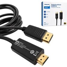 Philips SWA3129A/93 5 Metre Displayport To HDMI 4K 30Hz Kablo Altın Kaplama