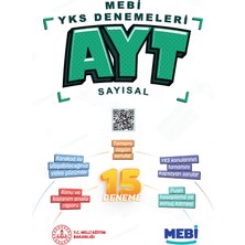 Yks Denemeleri Ayt Sayısal 15 Adet  Deneme Mebi Denemeleri