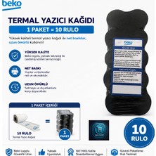 Beko X30 Tr - 300 Tr - 220 Tr - 400 Tr Yazarkasa Termal Pos Rulosu ( 1 Paket - 10 Adet )