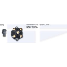 Ünüvar Distrübitör Kapağı+Tevzi Makarası Kit Renault R9 Brodway (1 Ad )