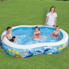 Bestway 54118 262*157*46 cm 2h Oval Aile Havuzu