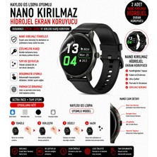 onlinekordon Haylou Gs LS09A Uyumlu Nano Kırılmaz Hidrojel Ekran Koruyucu 2 Adet Darbe Emici Tam Kaplama
