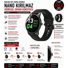 onlinekordon Haylou Gst LS09A Uyumlu Nano Kırılmaz Hidrojel Ekran Koruyucu 2 Adet Darbe Emici Tam Kaplama