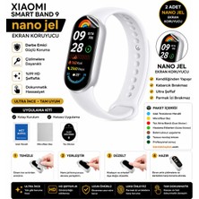 onlinekordon Xiaomi Smart Band 9 Uyumlu Nano Hidrojel Ekran Koruyucu 2 Adet Kırılmaz Darbe Emici Tam Koruma