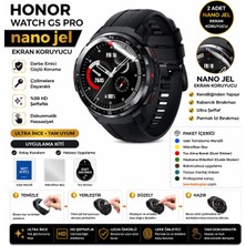 onlinekordon Honor Watch Gs Pro Uyumlu Nano Hidrojel Ekran Koruyucu 2 Adet Kırılmaz Darbe Emici Tam Koruma