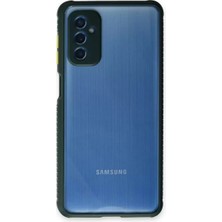Prativas Newface Galaxy M52 5g Kılıf Miami Şeffaf Silikon - Koyu Yeşil