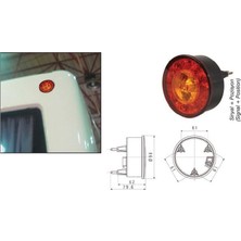 Aygersan Arka Üst Aydınlatma Lambası Sinyal + Park 12V Ledli Bmc Otobüs 09-  (1 Ad )